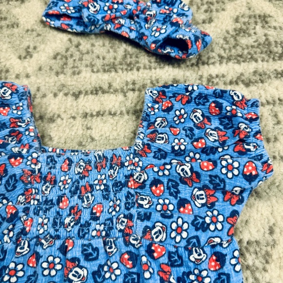 Diseny mini mouse bubble romper with bow hair band - Picture 2 of 3